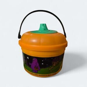 Vintage 1999 McDonald's Halloween Happy Meal Pumpkin Bucket